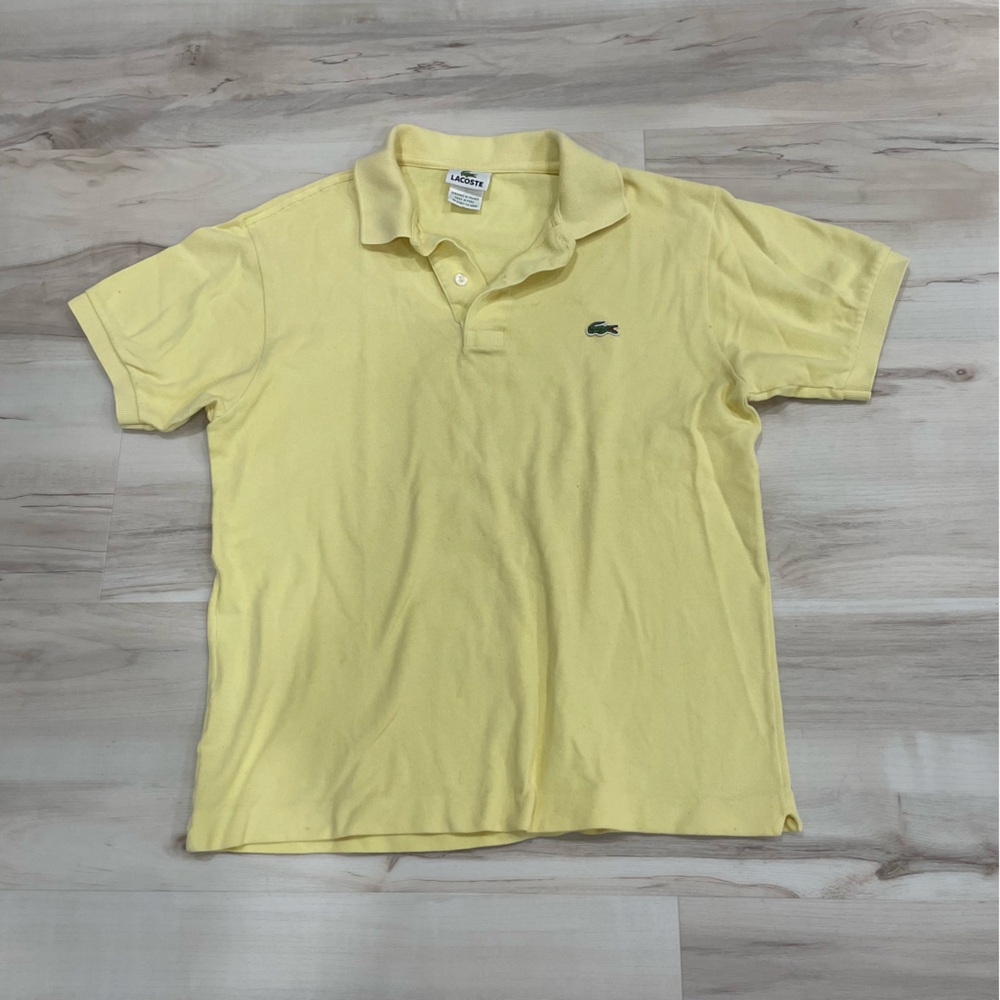 Lacoste Light Yellow Polo Shirt